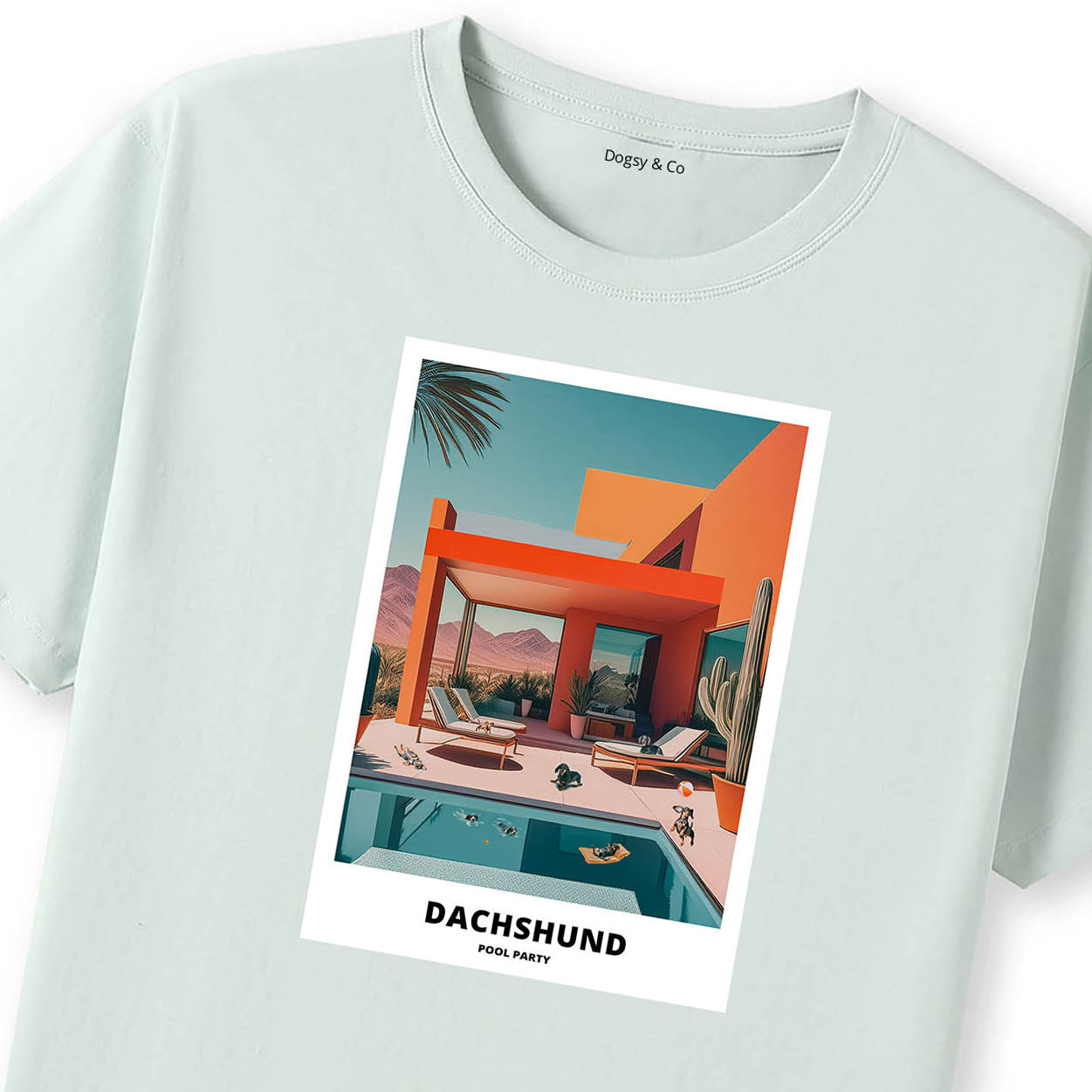 Dachshund Pool Party T-shirt