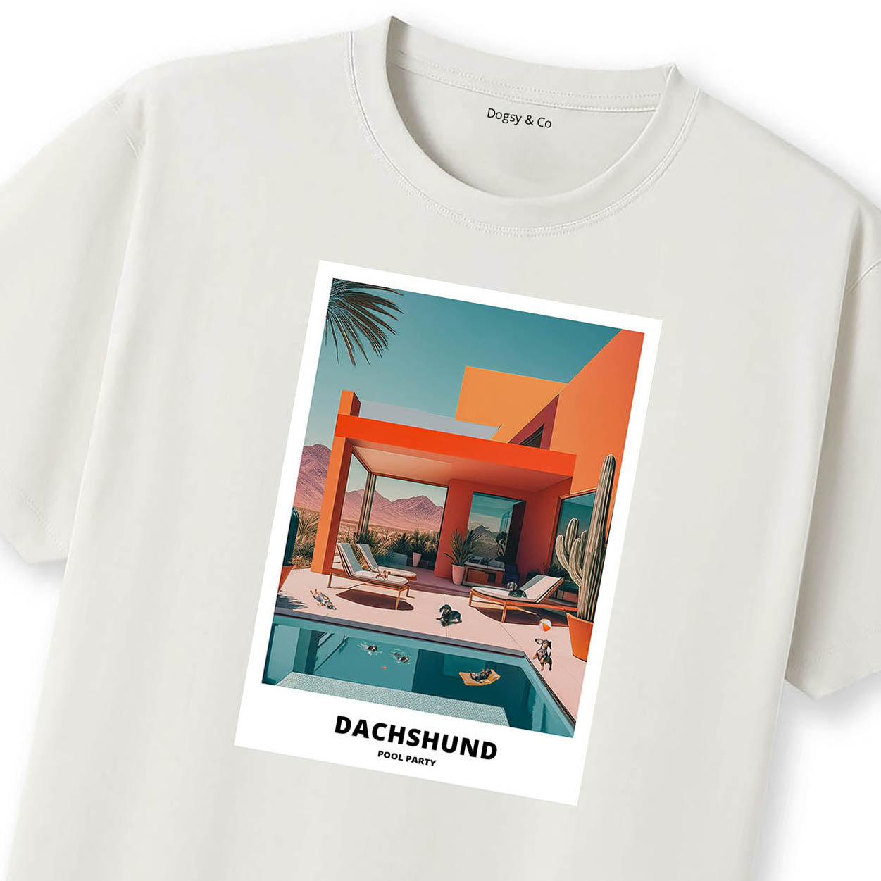 Dachshund Pool Party T-shirt