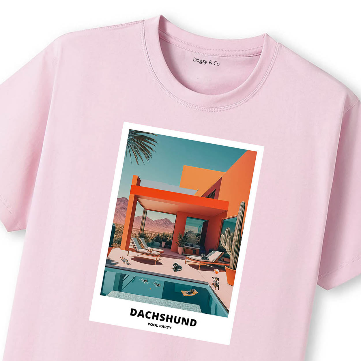 Dachshund Pool Party T-shirt