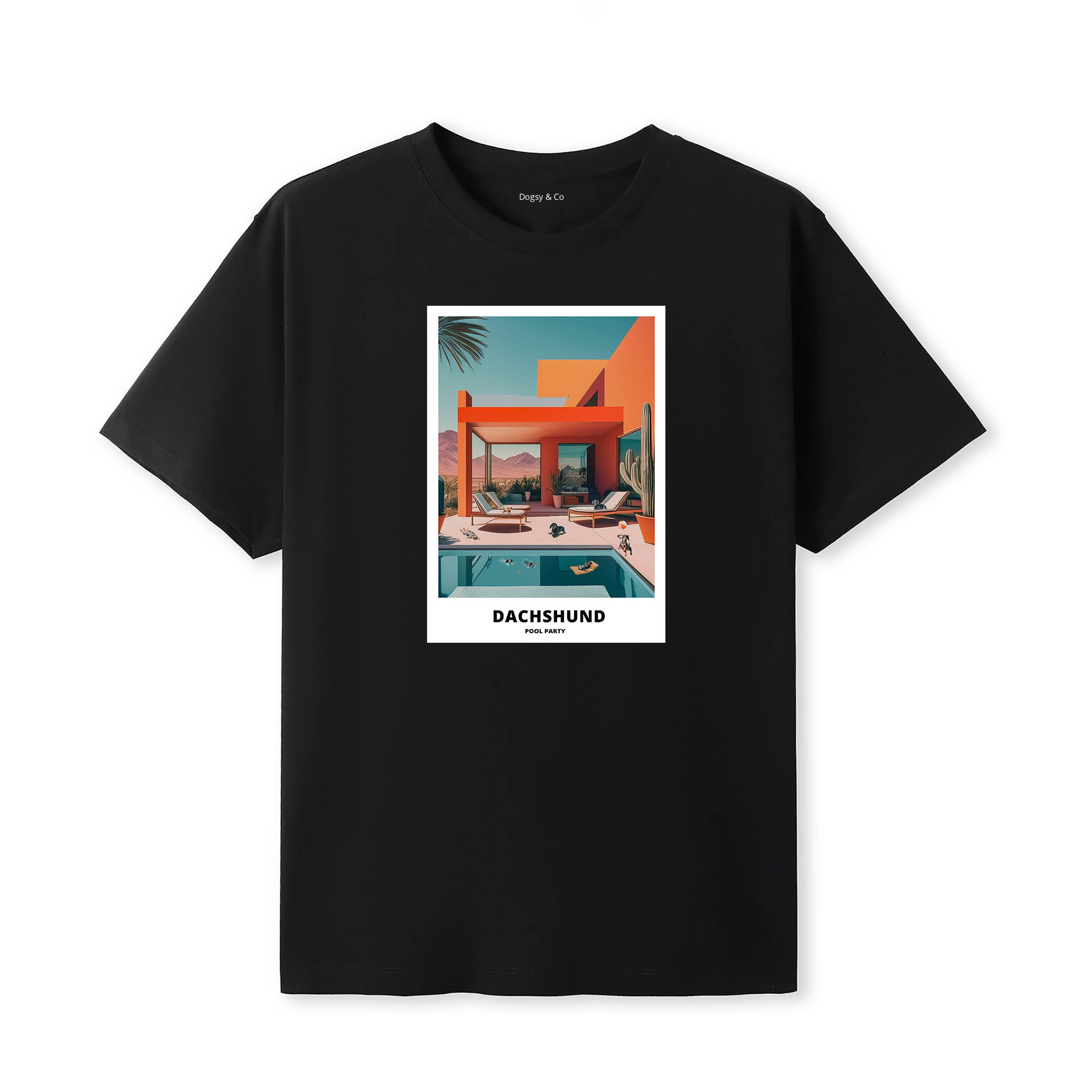 Dachshund Pool Party T-shirt