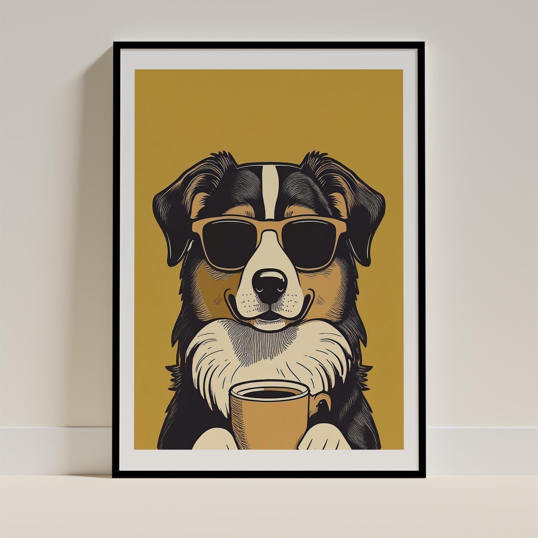 Austrlaian Shepherd Chillin Coffee Dog image 13