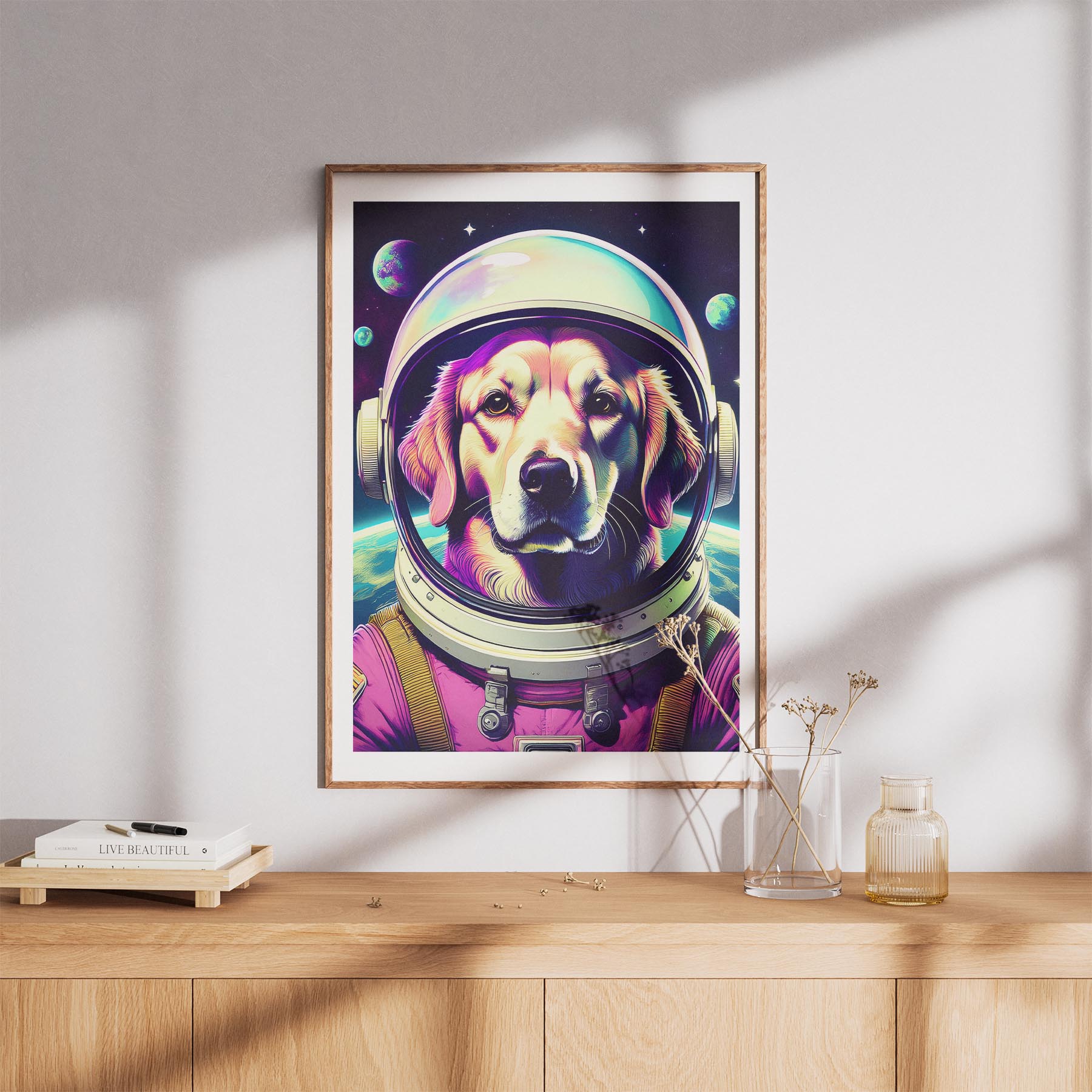 Golden Retriever Space Dogs Series image 8