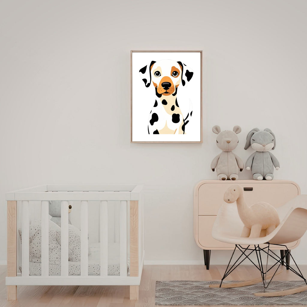 Bold Block Art Print - Framed Nursery Mockup