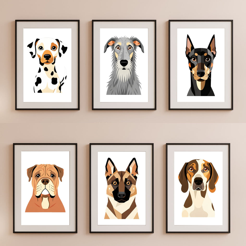 Bold Block Art Print - Framed Nursery Mockup