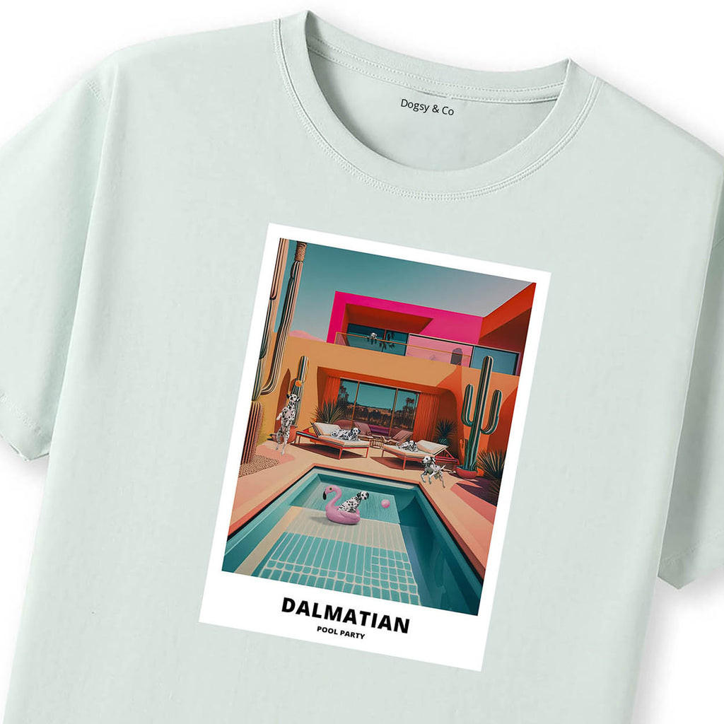 Dalmatian Pool Party T-shirt