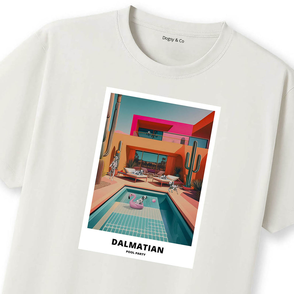 Dalmatian Pool Party T-shirt