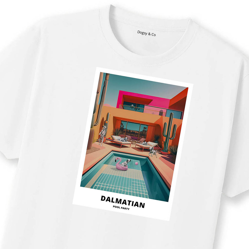 Dalmatian Pool Party T-shirt
