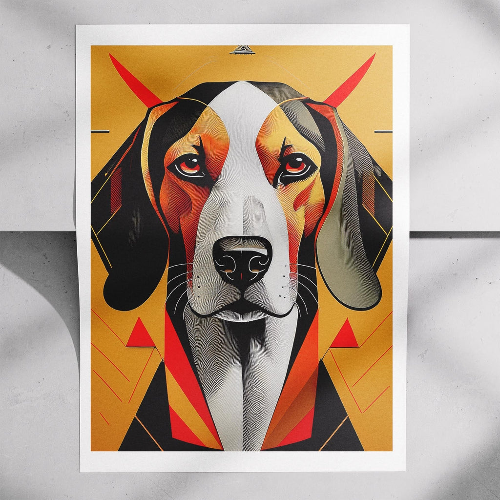 Bloodhound Geometric Orange Series image 7