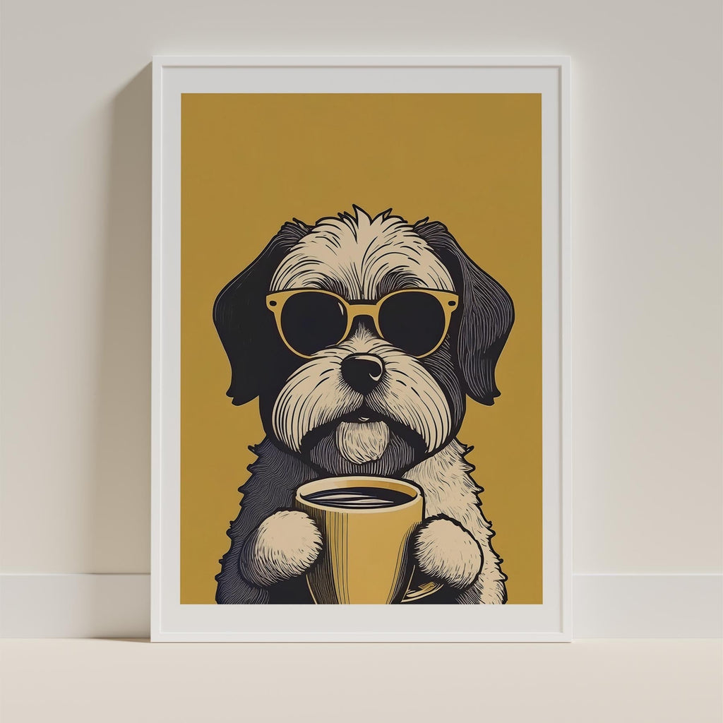 Shihpoo Chillin Coffee Dog image 11