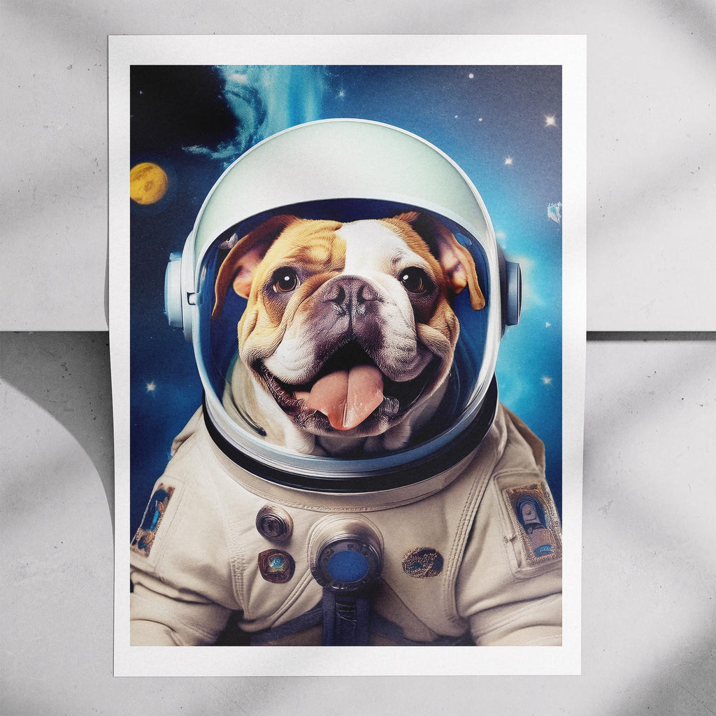 Bulldog Astronaut Dog Series image 7