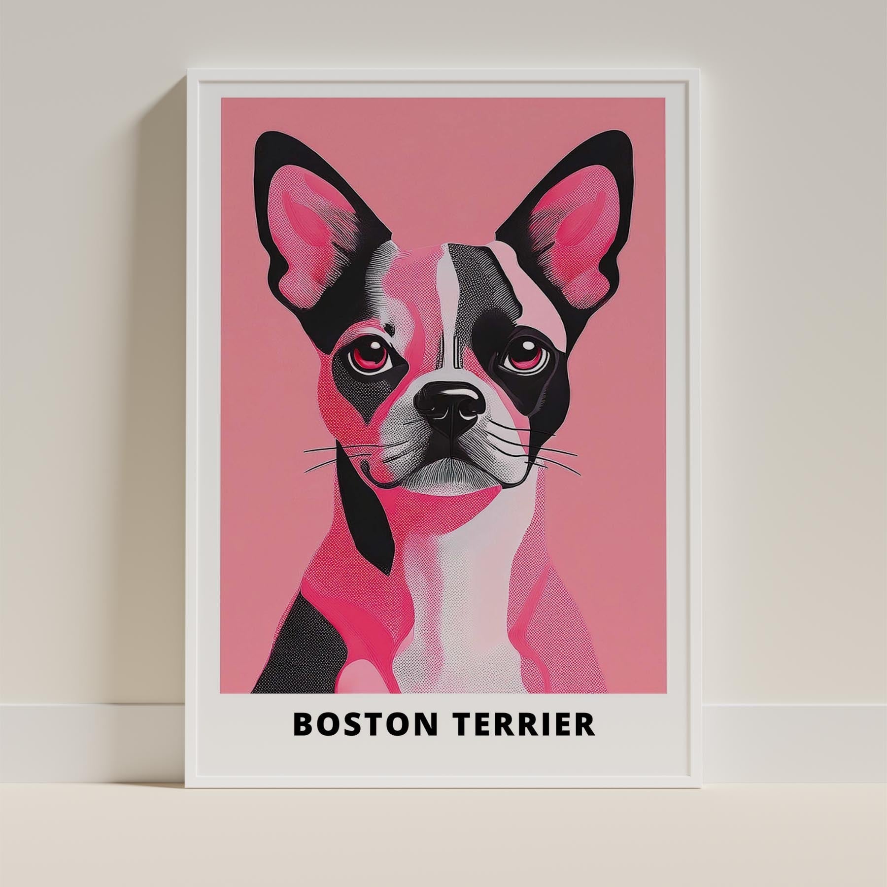 Boston Terrier Pink and Black Dog Series 2 image 9