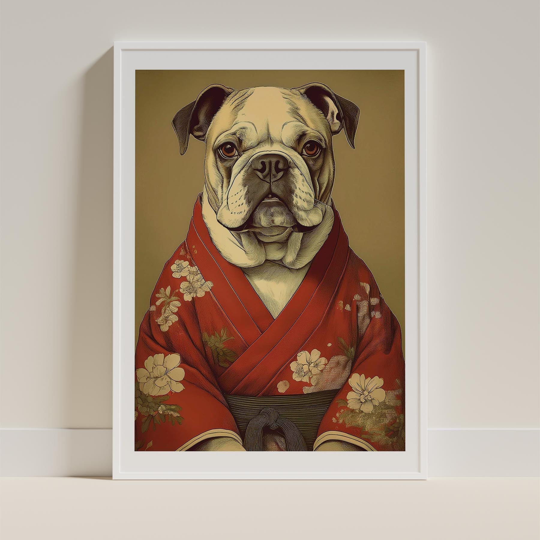 Bulldog Japanse Kimono Dog Series image 9