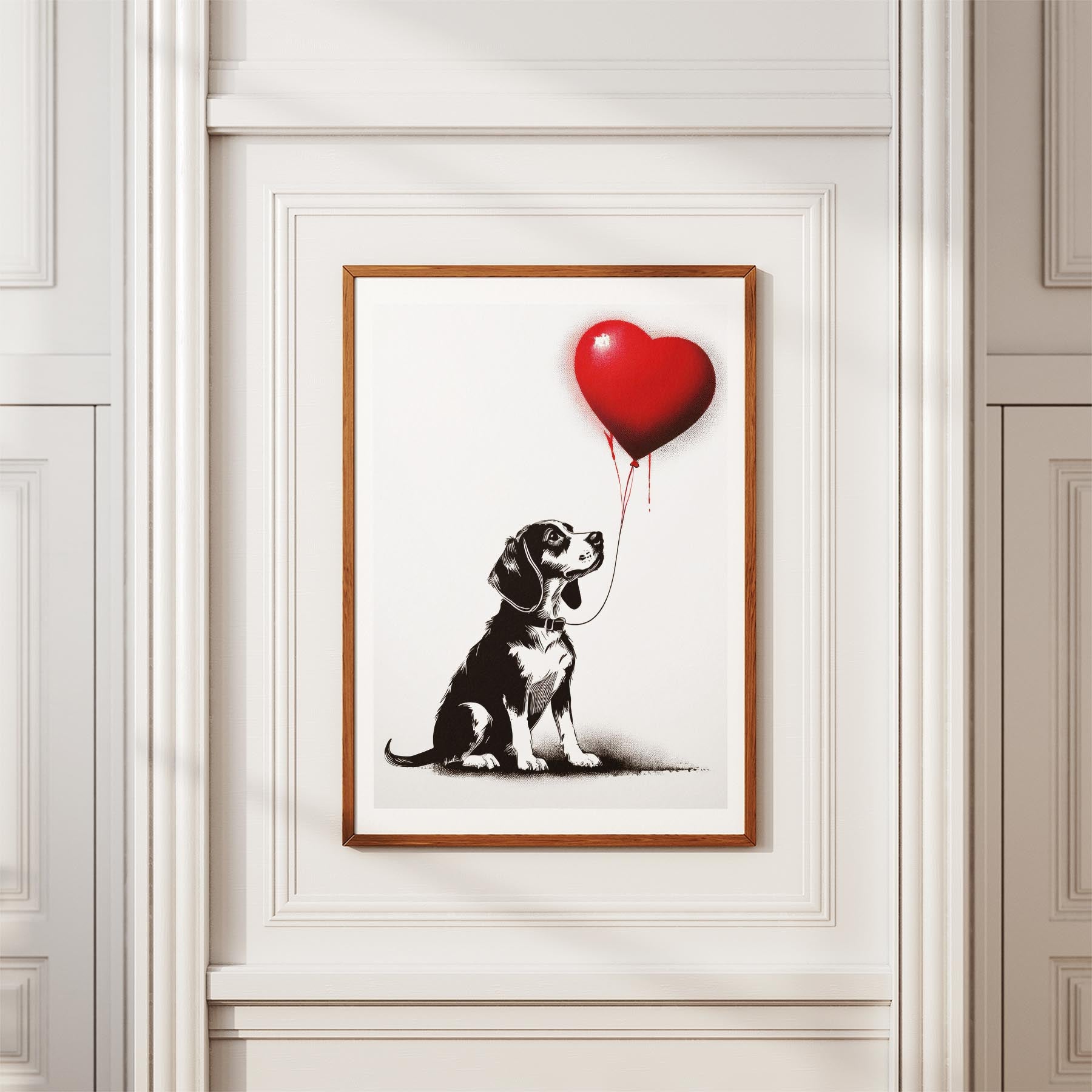 Beagle DOGSY Series inspired by the Art of Banksy image 3