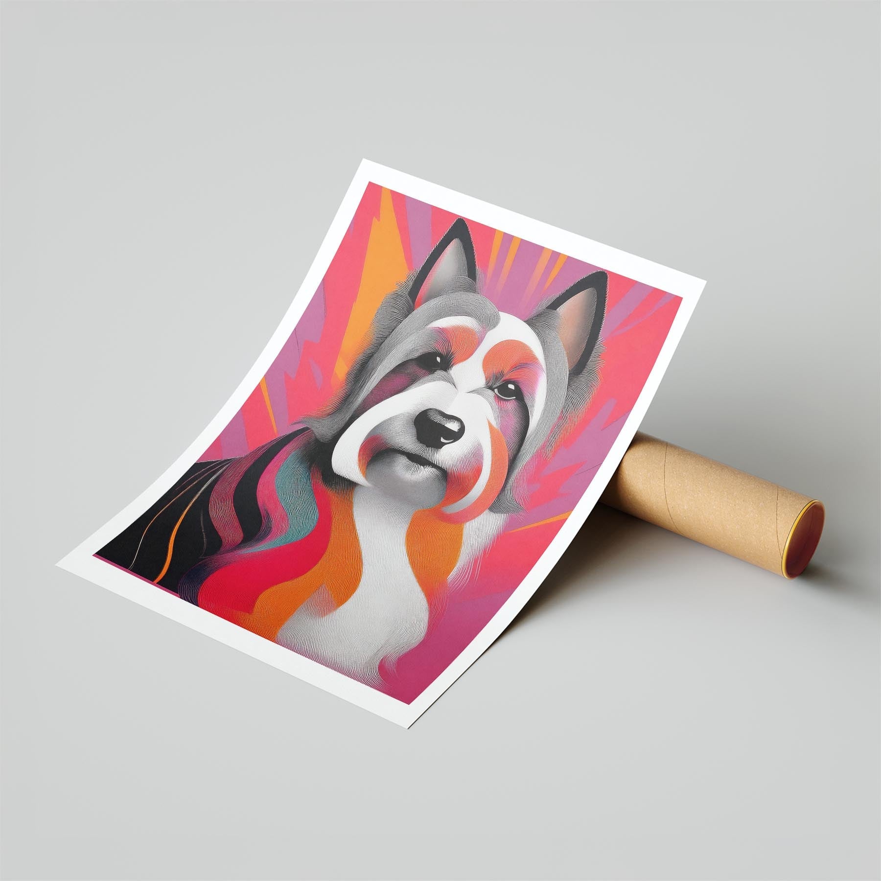 Australian Silky Terrier Modern Pop Dog Series image 6