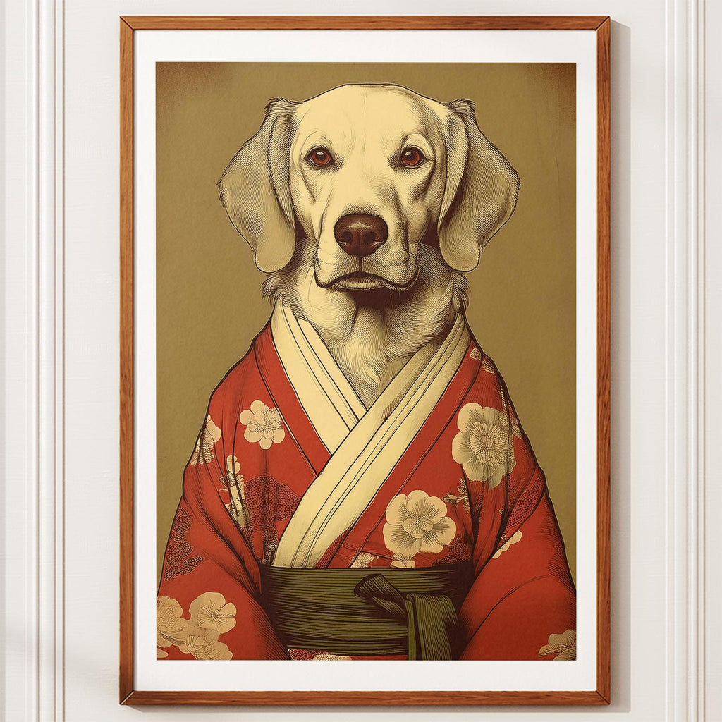 Golden Retriever Japanse Kimono Dog Series image 10