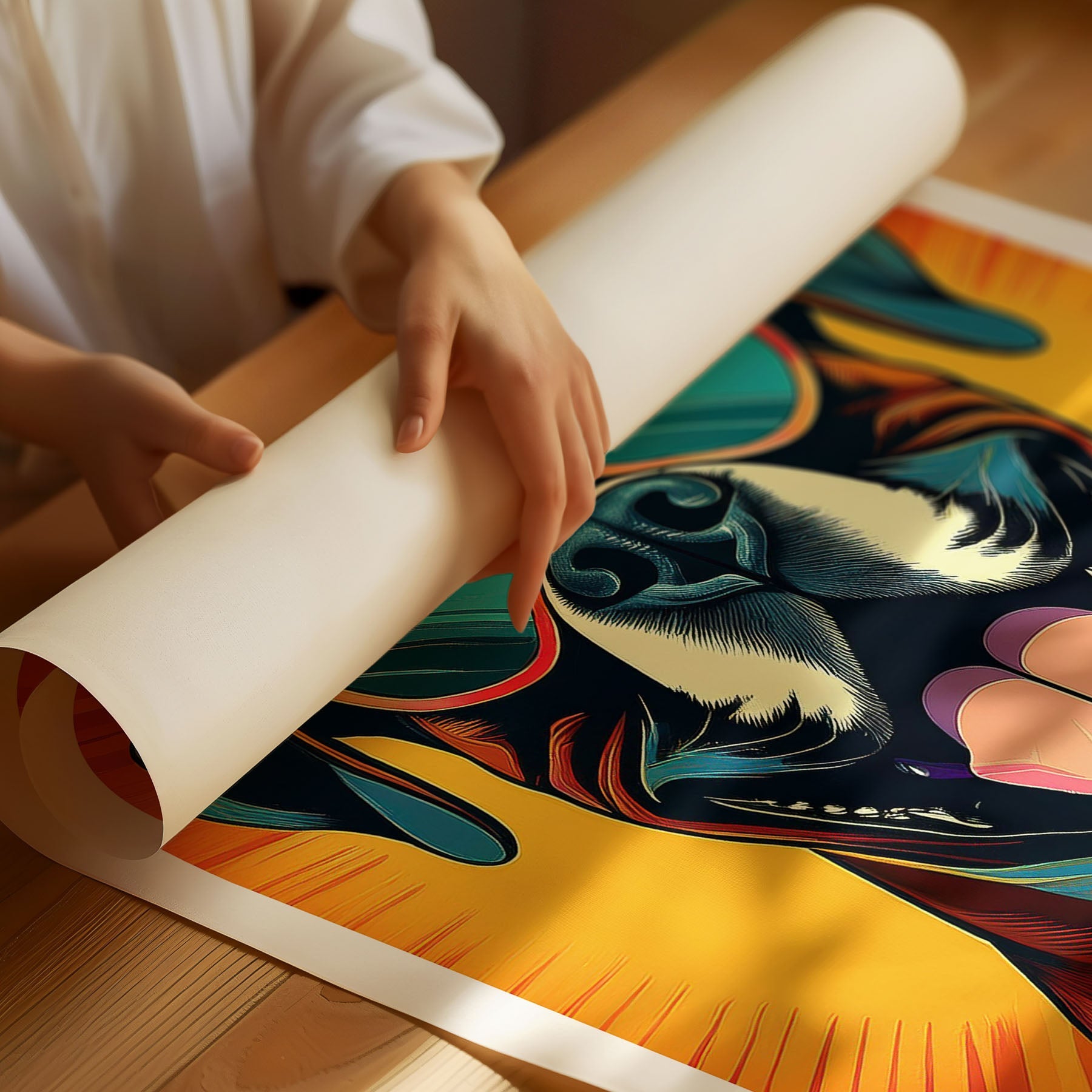 Boxer In Colourful Sunnies 2 image 3