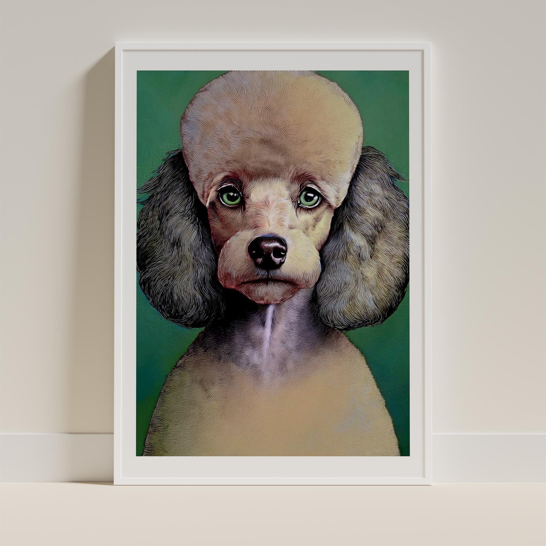 Poodle Green Painted Series image 9