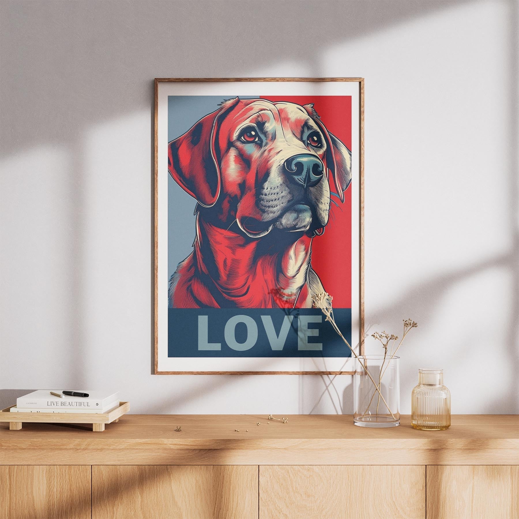 Labrador Retriever LOVE Series Inspired by the Obama Poster image 8
