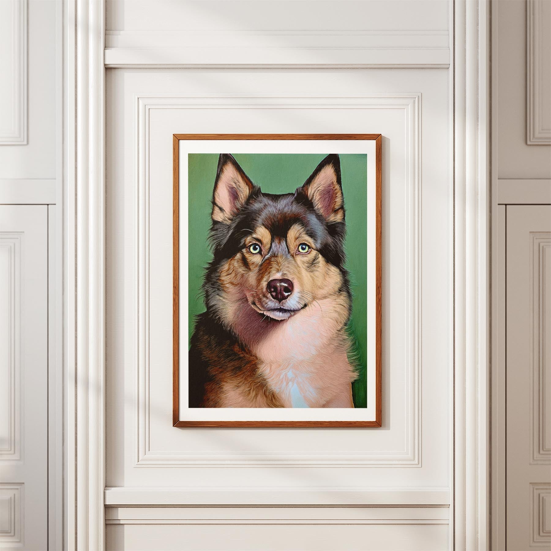 Finnish Lapphund Green Painted Series image 3