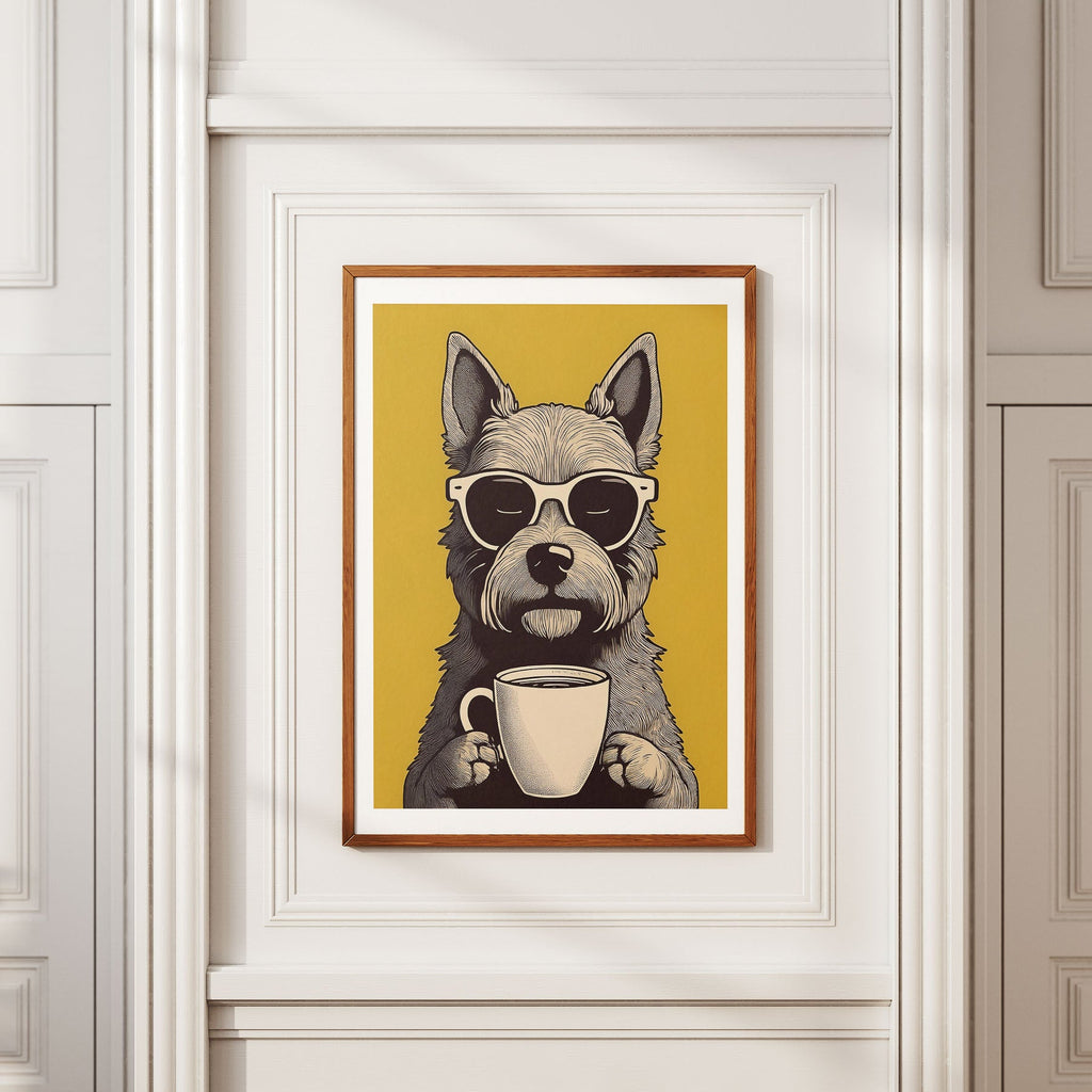 Australlian Terrier Chillin Coffee Dog image 2