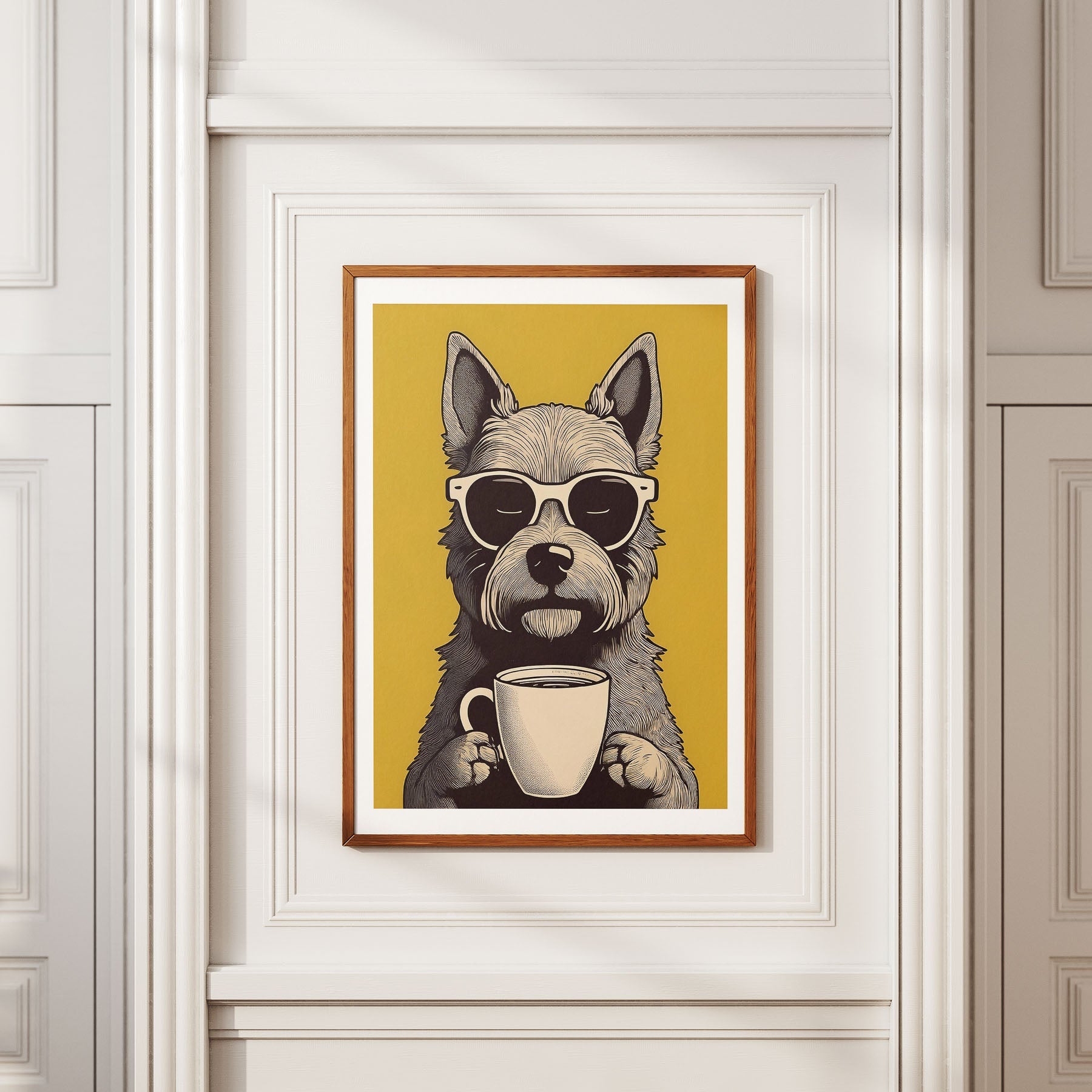 Australlian Terrier Chillin Coffee Dog image 2