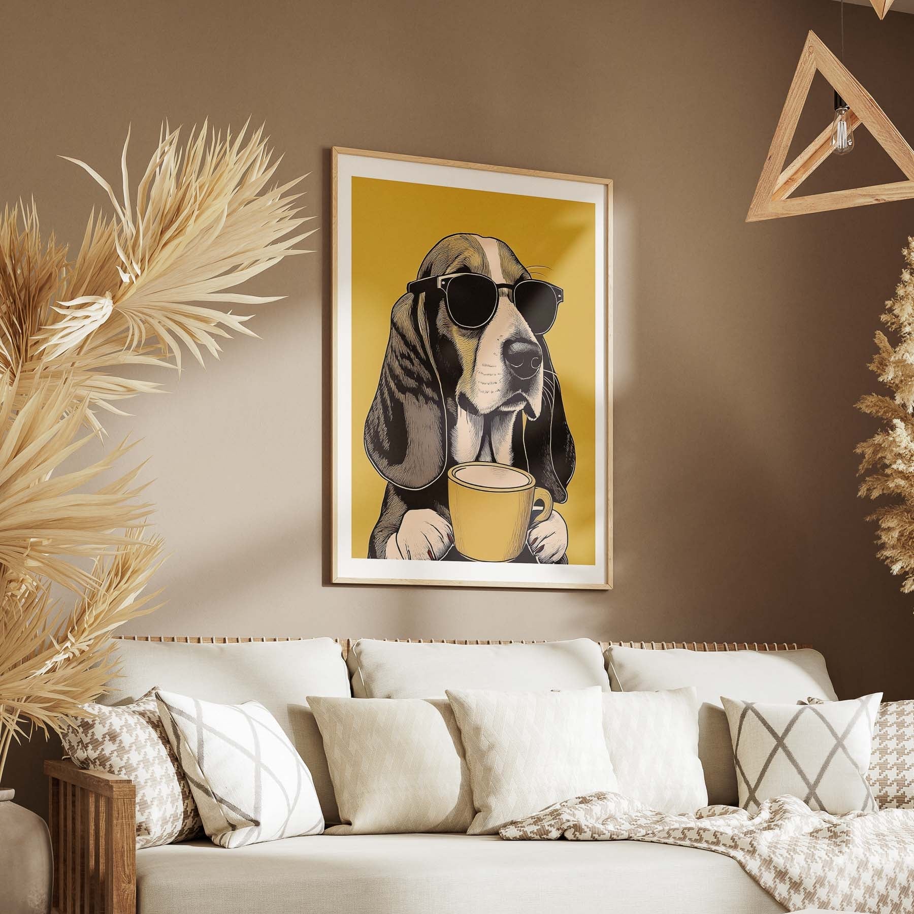 Basseet Hound Chillin Coffee Dog image 5