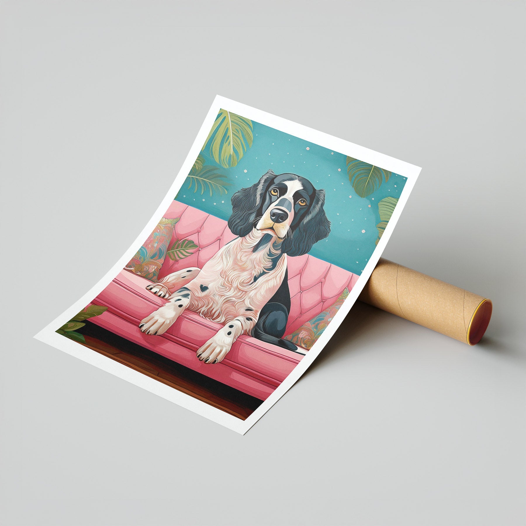 English Setter  Just Lounging Around image 6