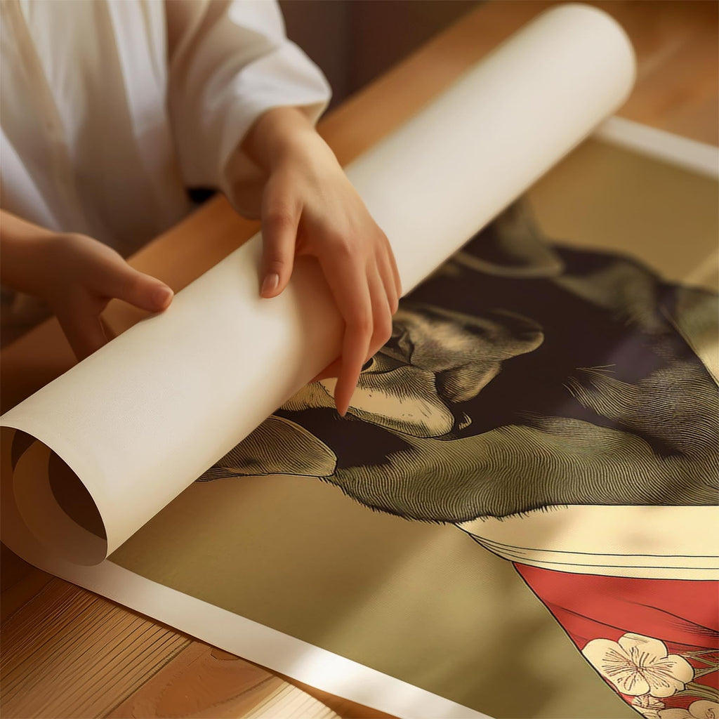 Newfoundland Japanse Kimono Dog Series image 1