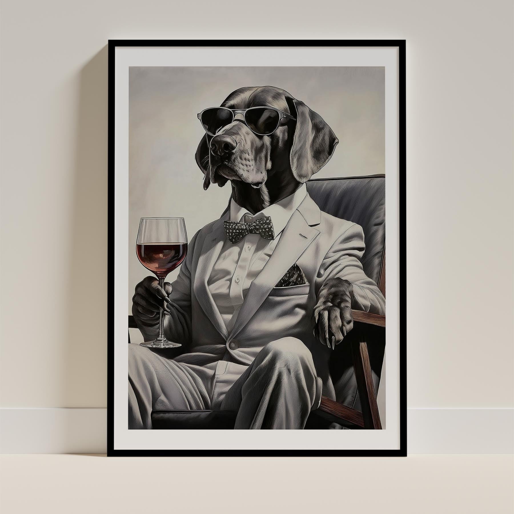 German Shorthaired Pointer Dog Art Print Unframed Vol 1 | 11 Unique Designs | Wall Art Gift for Dog Lovers - Image 6 | Dog...