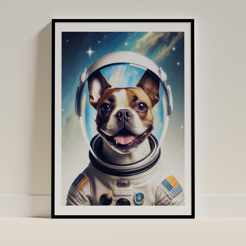 Boston Terrier Astronaut Dog Series image 11