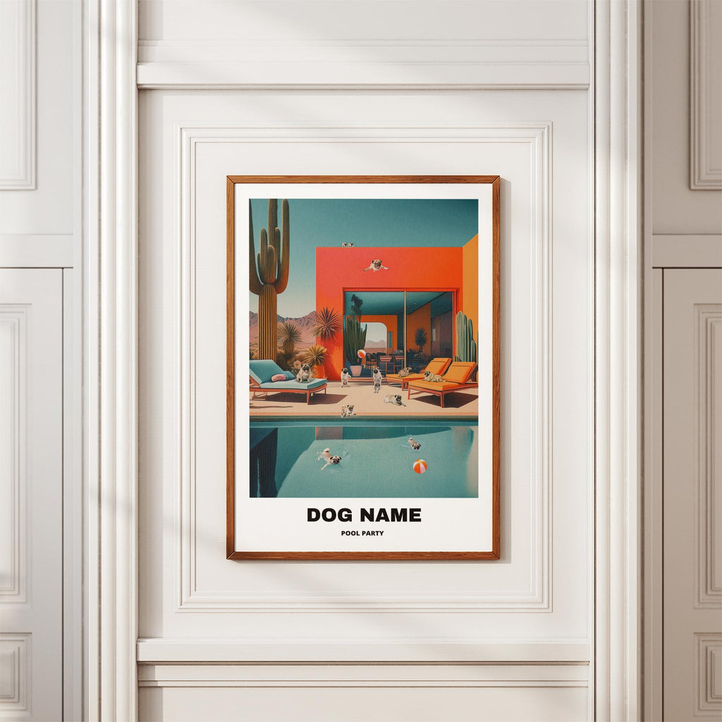 Pug Custom Pool Party WITH TEXT image 3