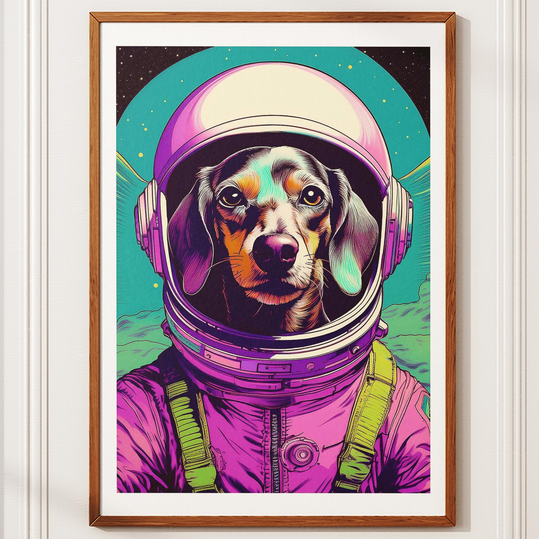 Dachshund Space Dogs Series image 10