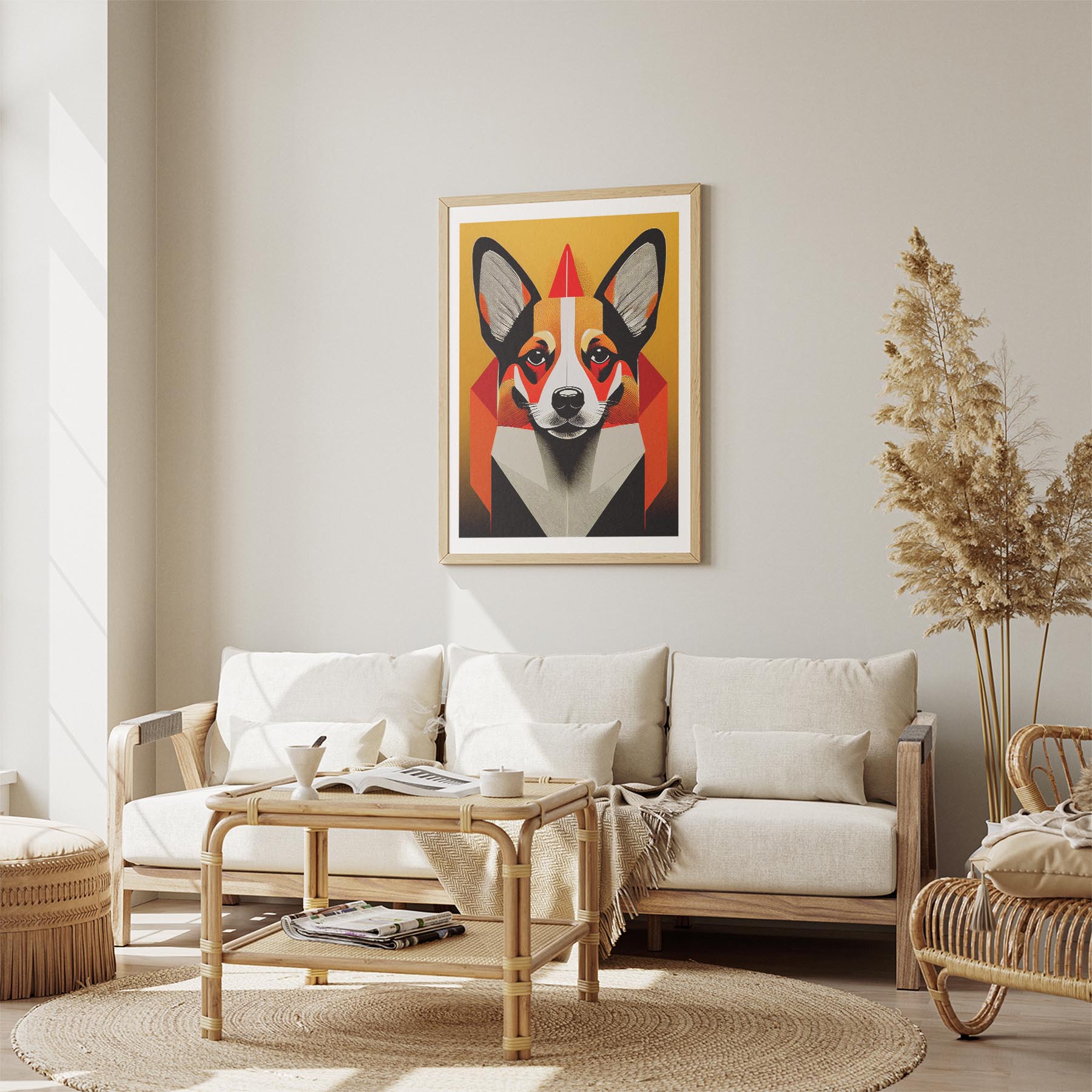 Corgi Geometric Orange Series image 2