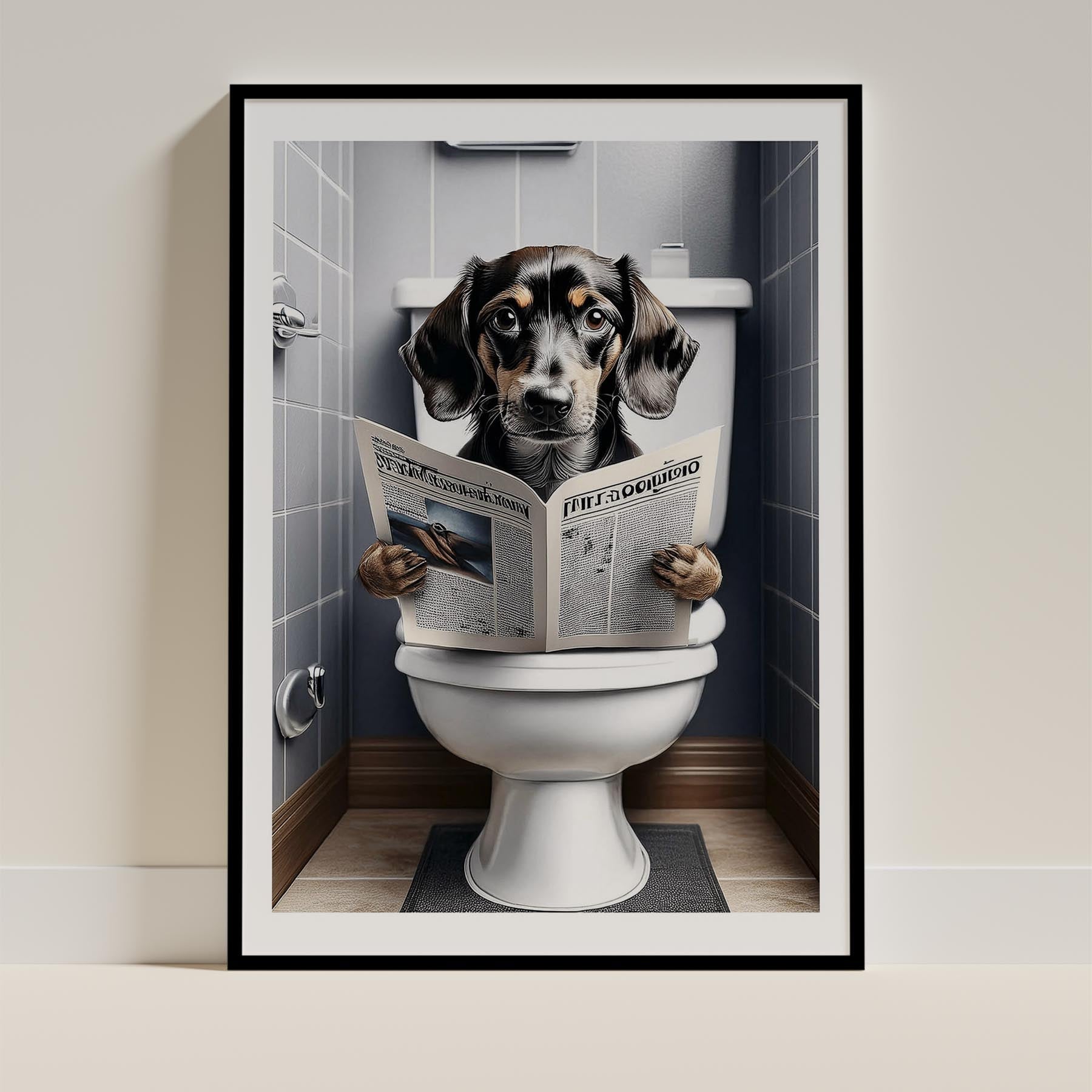 Dachshund Toilet Humour Dog Series 2 image 0