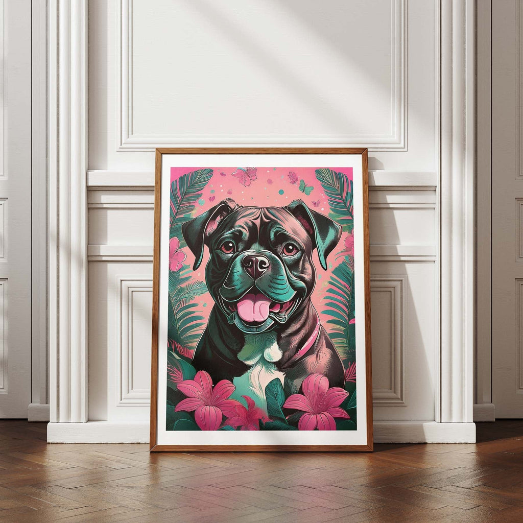 Boxer 1 Flowery Dog image 4