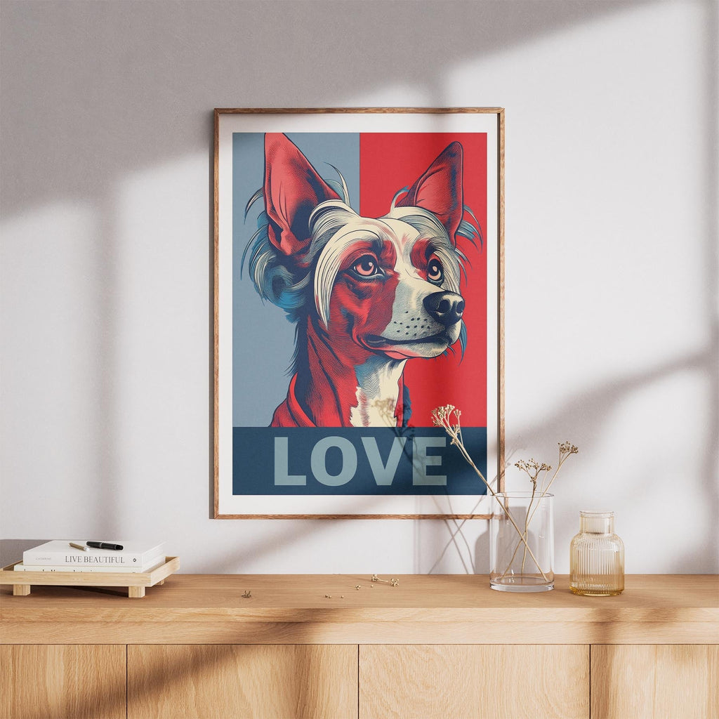 Chinese Crested LOVE Series Inspired by the Obama Poster image 8