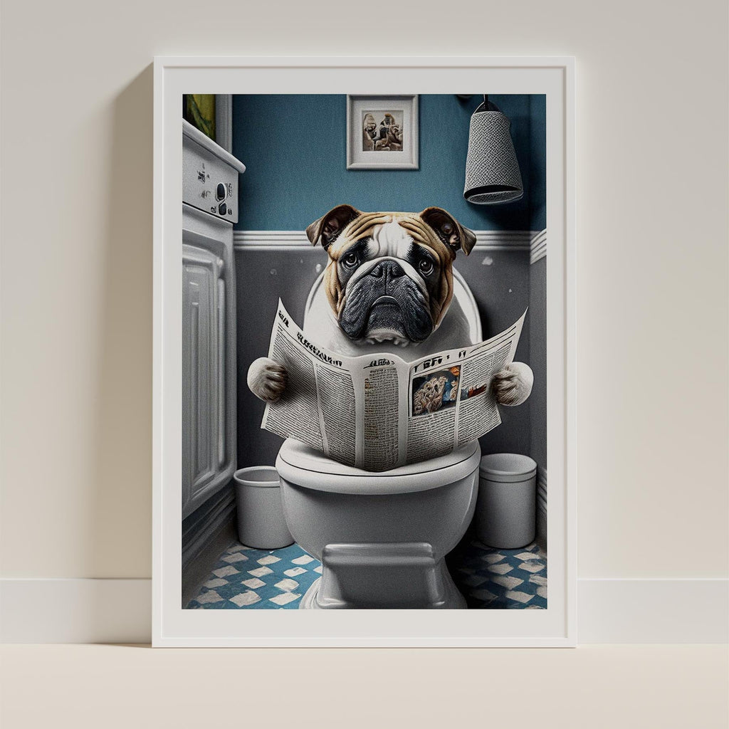 Bulldog Toilet Humour Dog Series 9 image 9