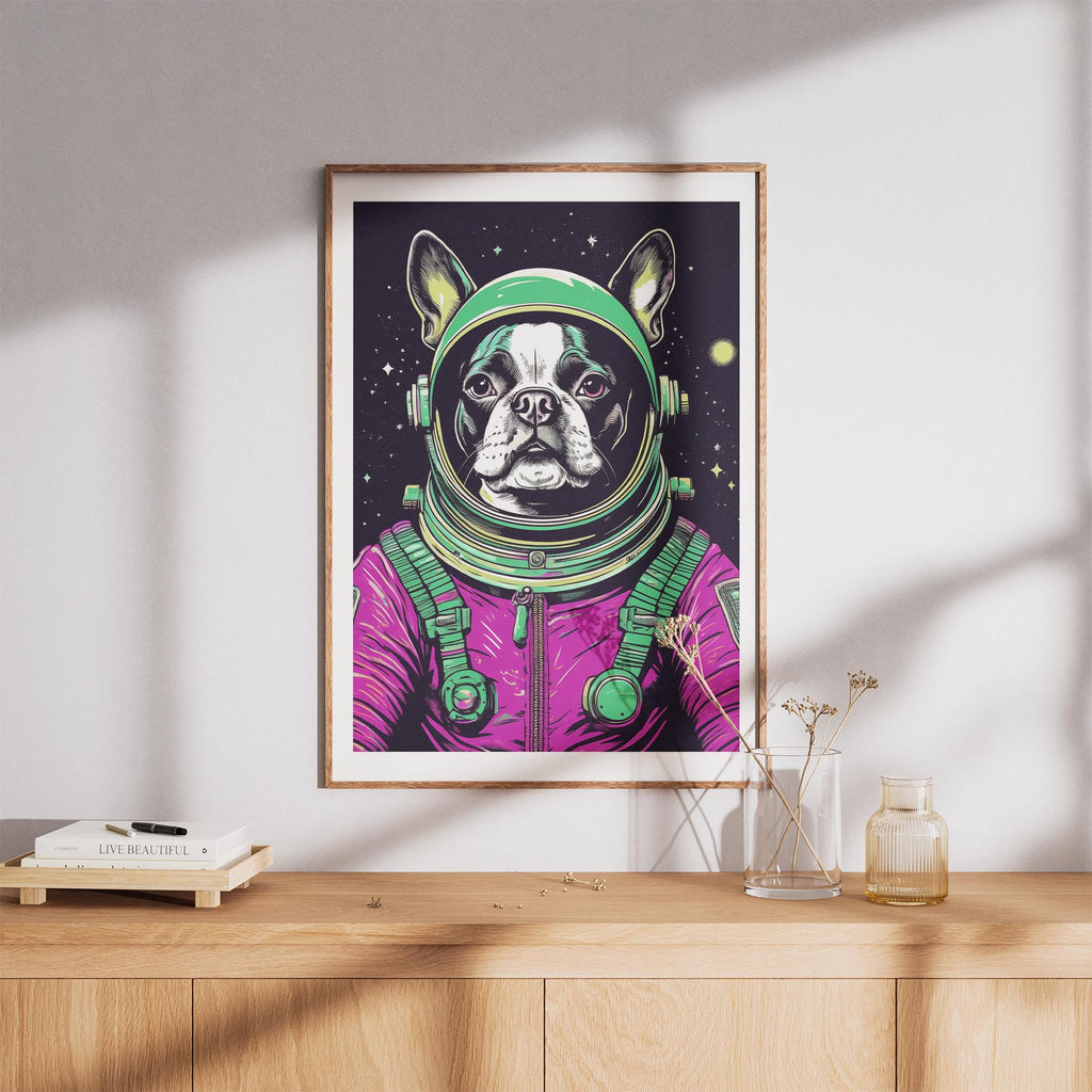 Boston Terrier Space Dogs Series image 8