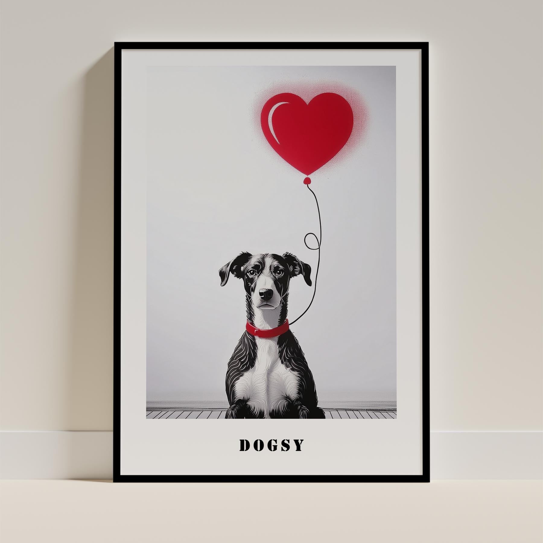 Whippet Dog Art Print Unframed Vol 1 | 11 Unique Designs | Wall Art Gift for Dog Lovers - Image 10 | Dogsy & Co