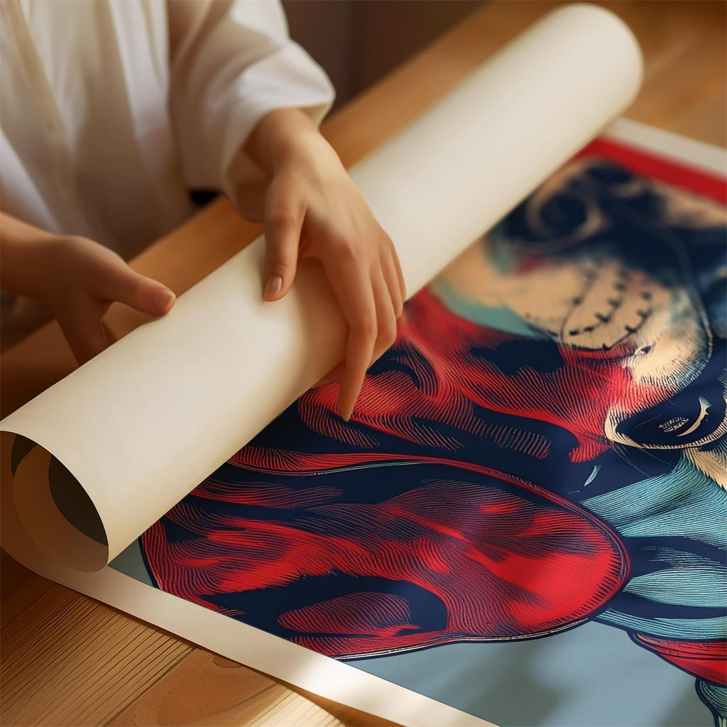 English Setter HOPE Series Inspired by the Obama Poster image 1