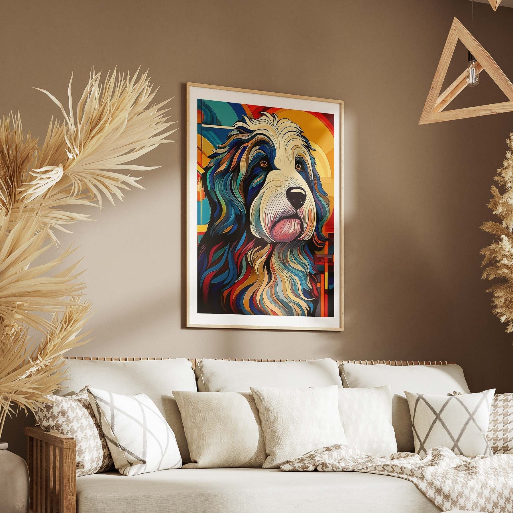 Old English Sheepdog Colour Graphics image 5