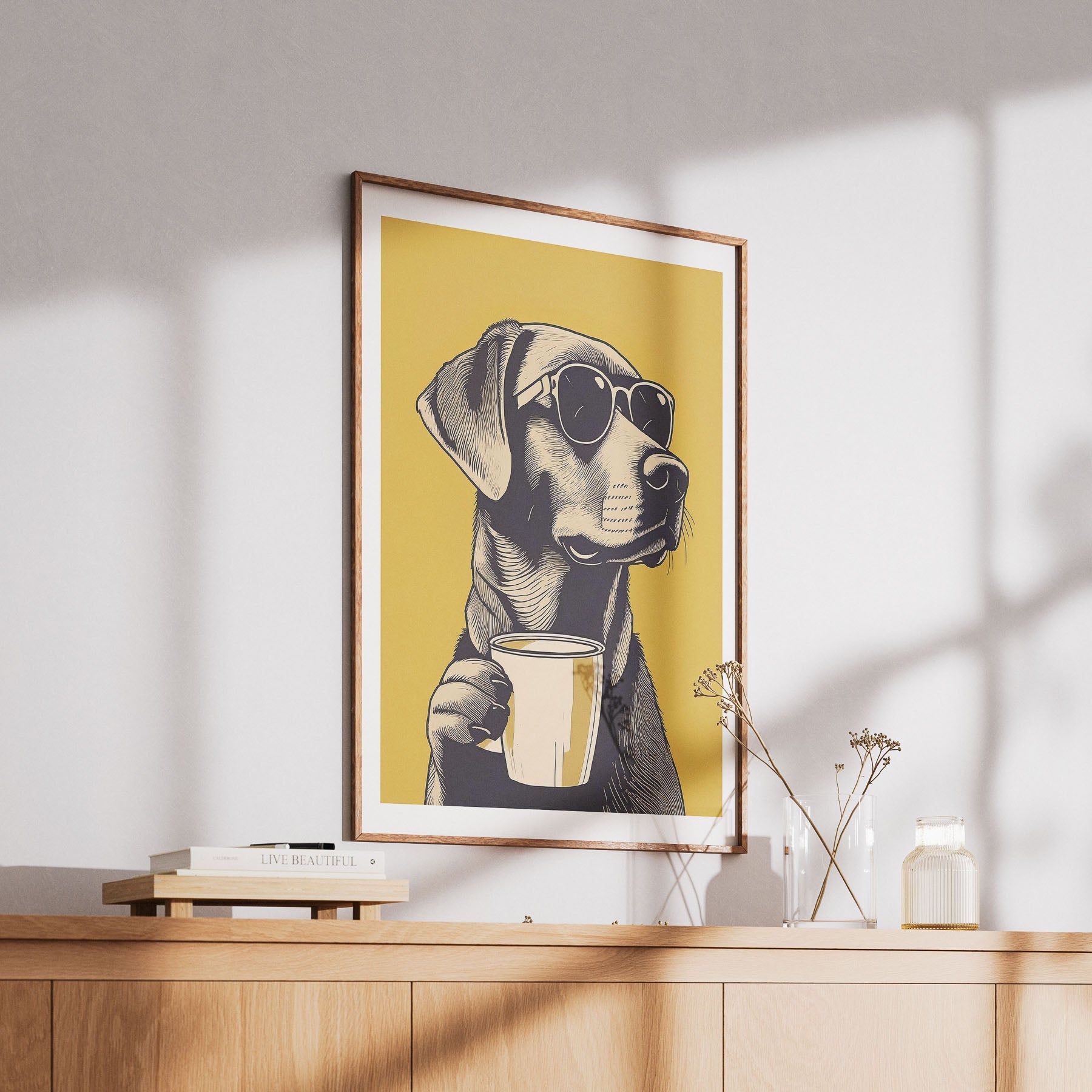 Labrador Retriever Chillin Coffee Dog image 6