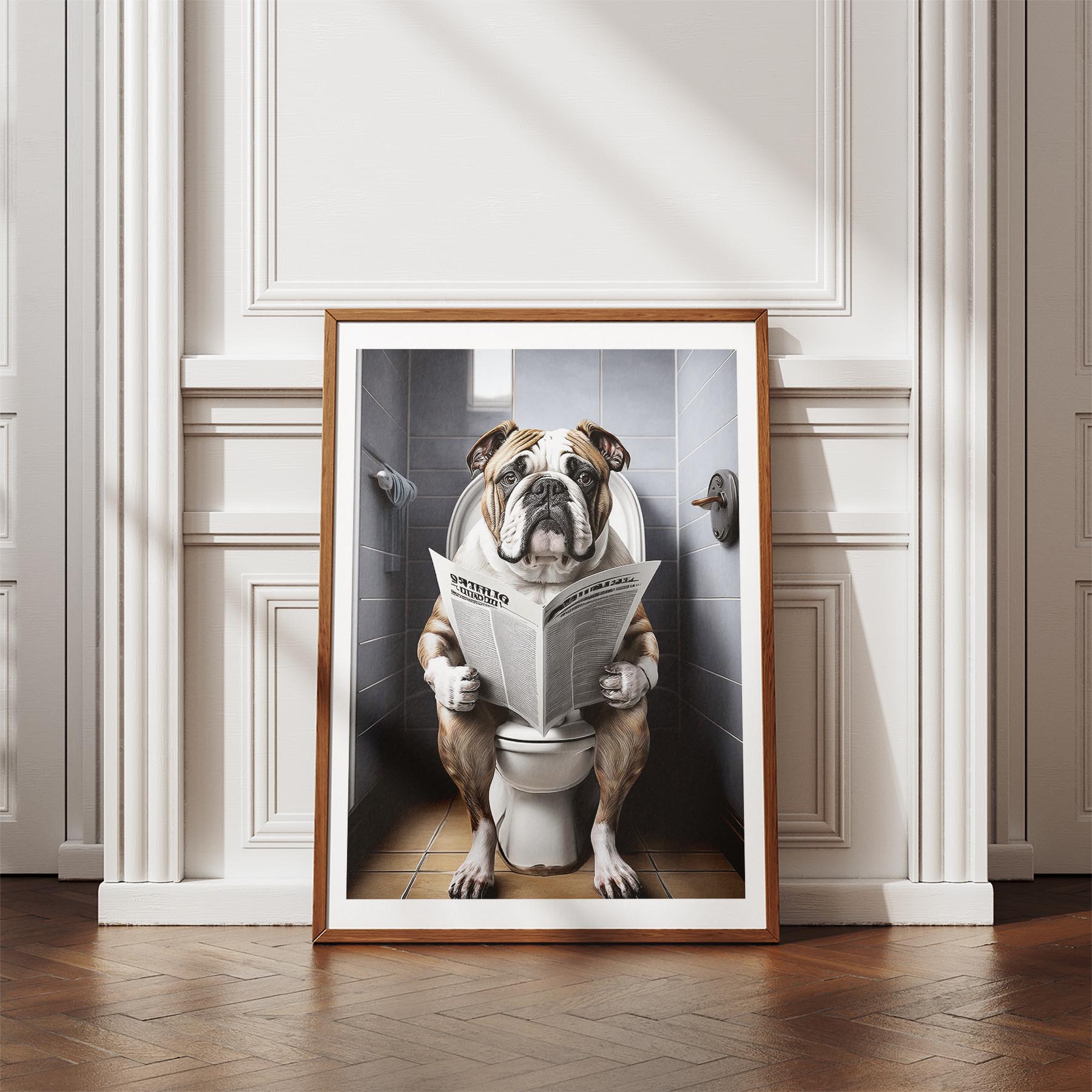 Bulldog Toilet Humour Dog Series 8 image 4