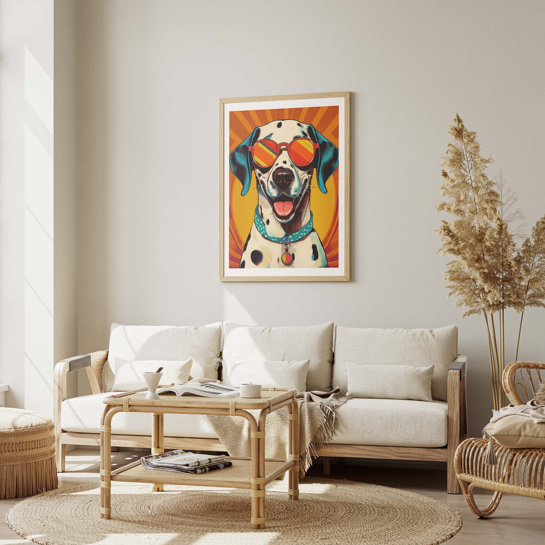 Dalmation Dog In Colourful Sunnies 7 image 1