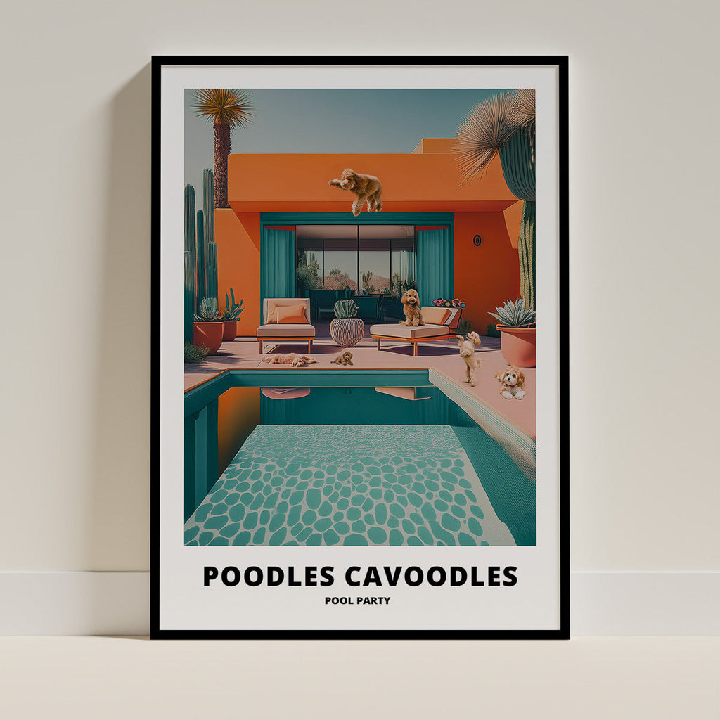 Poodle Cavoodles Pool Party image 0