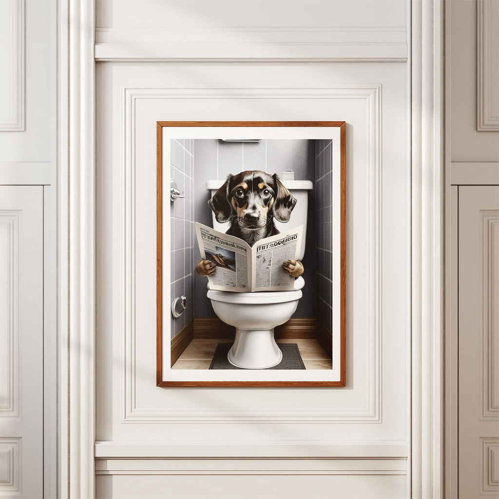 Dachshund Toilet Humour Dog Series 2 image 3