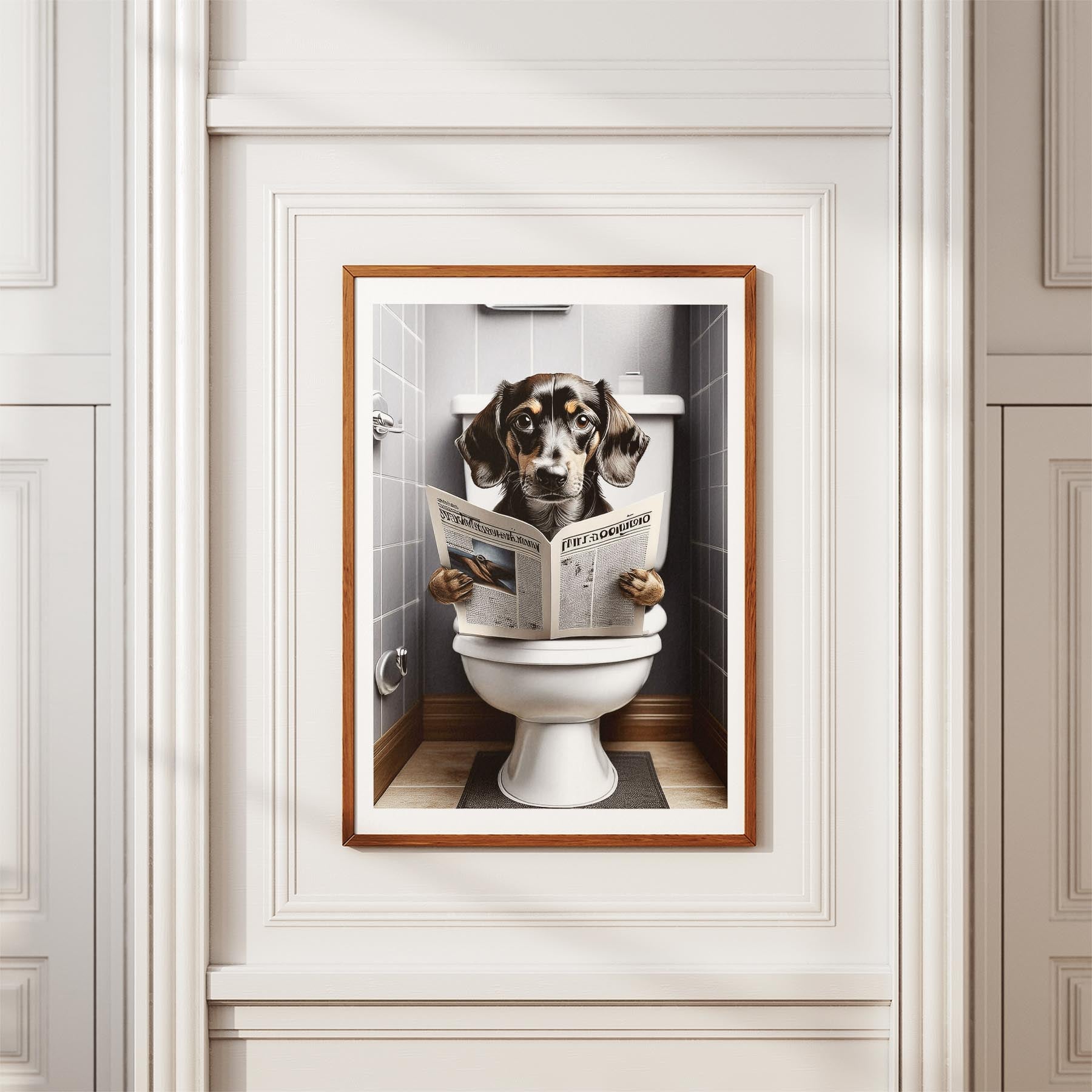 Dachshund Toilet Humour Dog Series 2 image 3