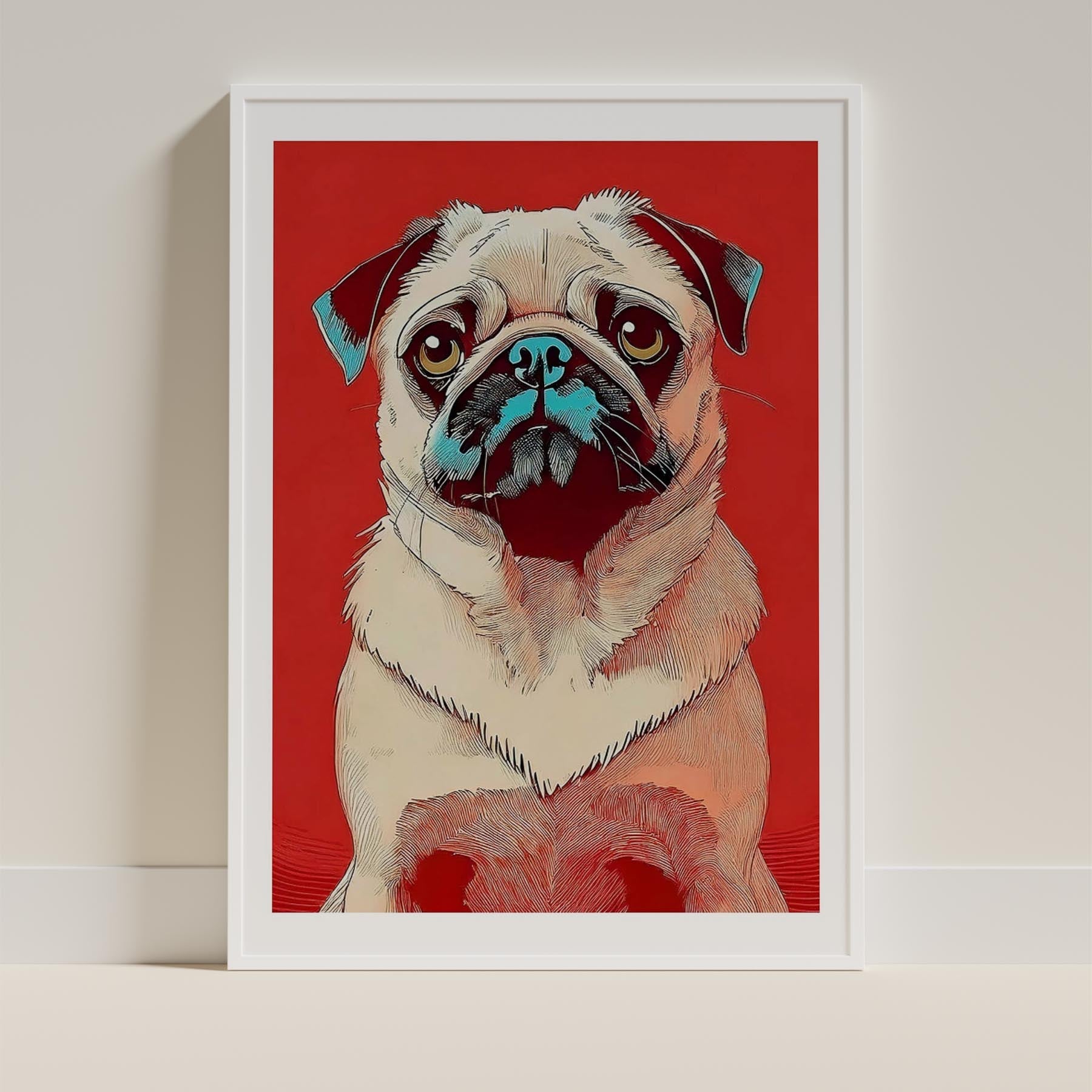 Pug Red Dog Series image 9