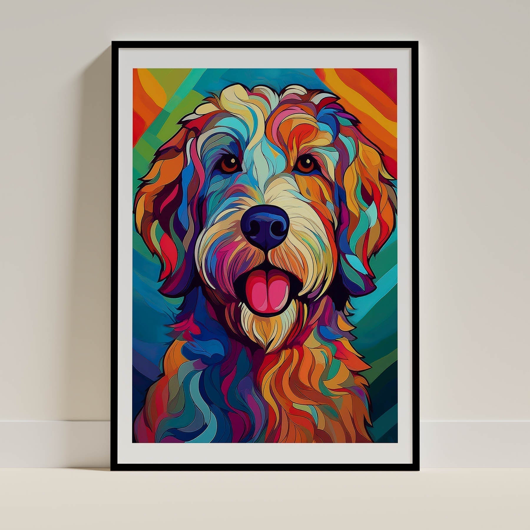 Labradoodle Dog Art Print Unframed | 6 Unique Designs | Wall Art Gift for Dog Lovers - Image 6 | Dogsy & Co