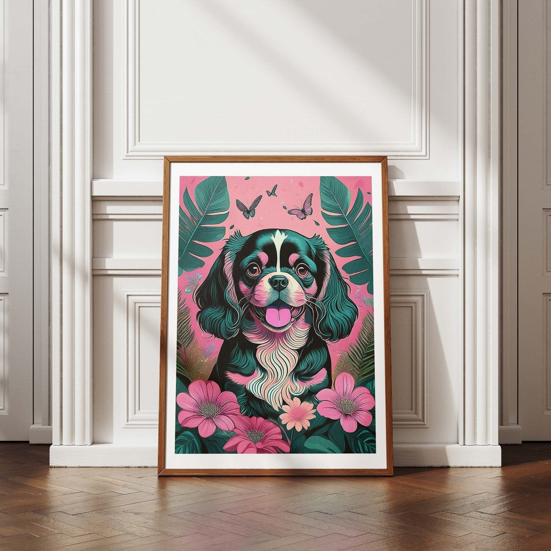 Cavalier King Charles Spaniel Flowery Dog image 4